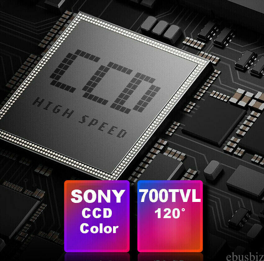 4Pin Rear View Backup Camera For Bus Truck Van RV CCD IR Night Vision Waterproof