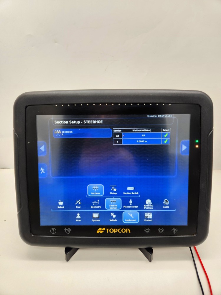 Topcon X30 Console AGA4477 | Section Control & Auto Steer | 12.1" Display