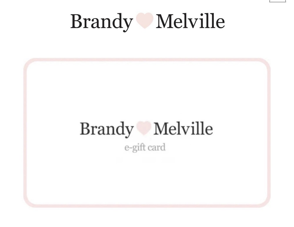 $80 Brandy Melville E-Gift Card
