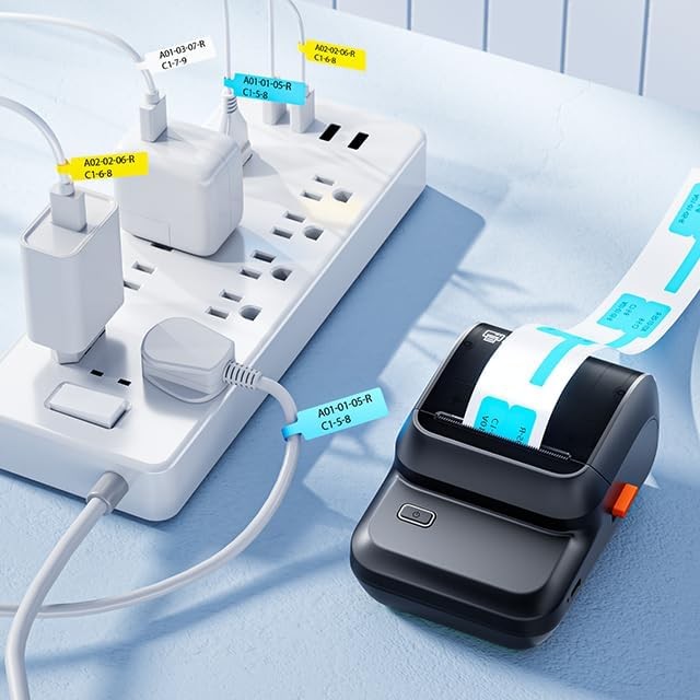 Phomemo M100 Label Maker Machine with Tape Portable Bluetooth Thermal Printer