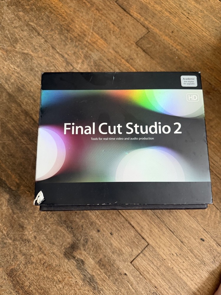Final Cut Studio 2 HD Academic Version With Final Cut Studio HD Pre Owned