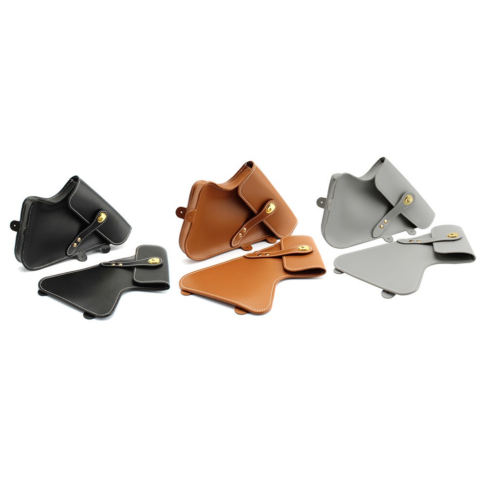 MotorcyclemaintenanceframesidestoolbagretroleatherforBMWRnineTsilver-