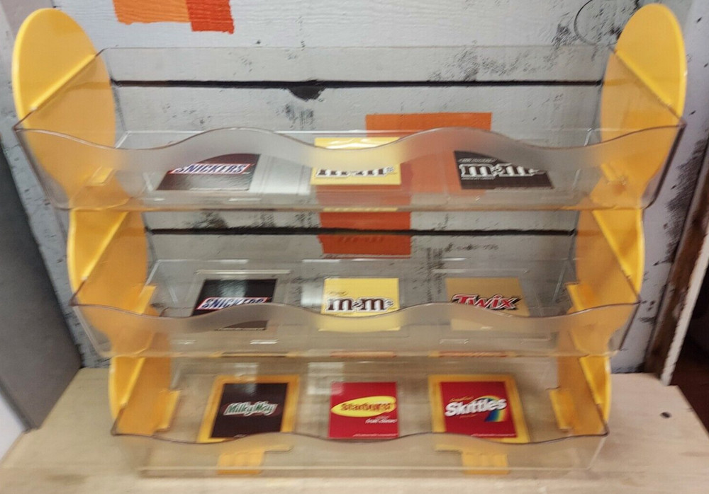Vintage 3 Tiered Plastic Mars Candy Display NOS