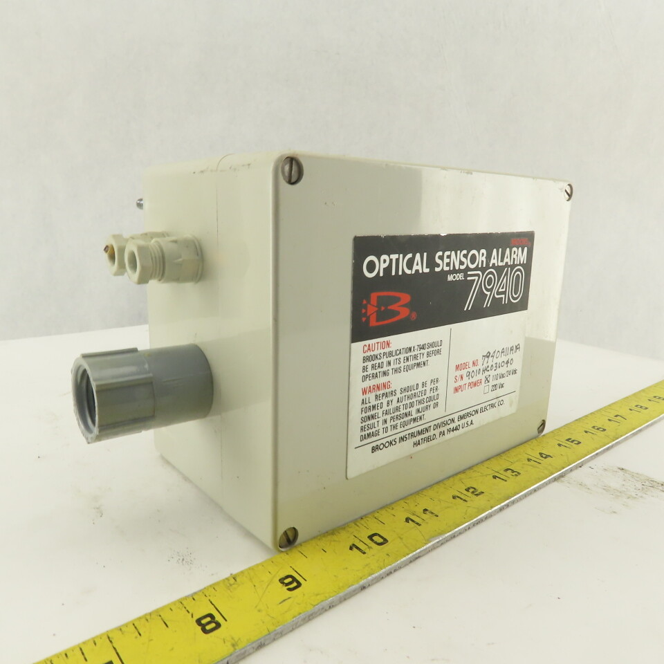 Brooks Model 7940 115V Optical Sensor Alarm