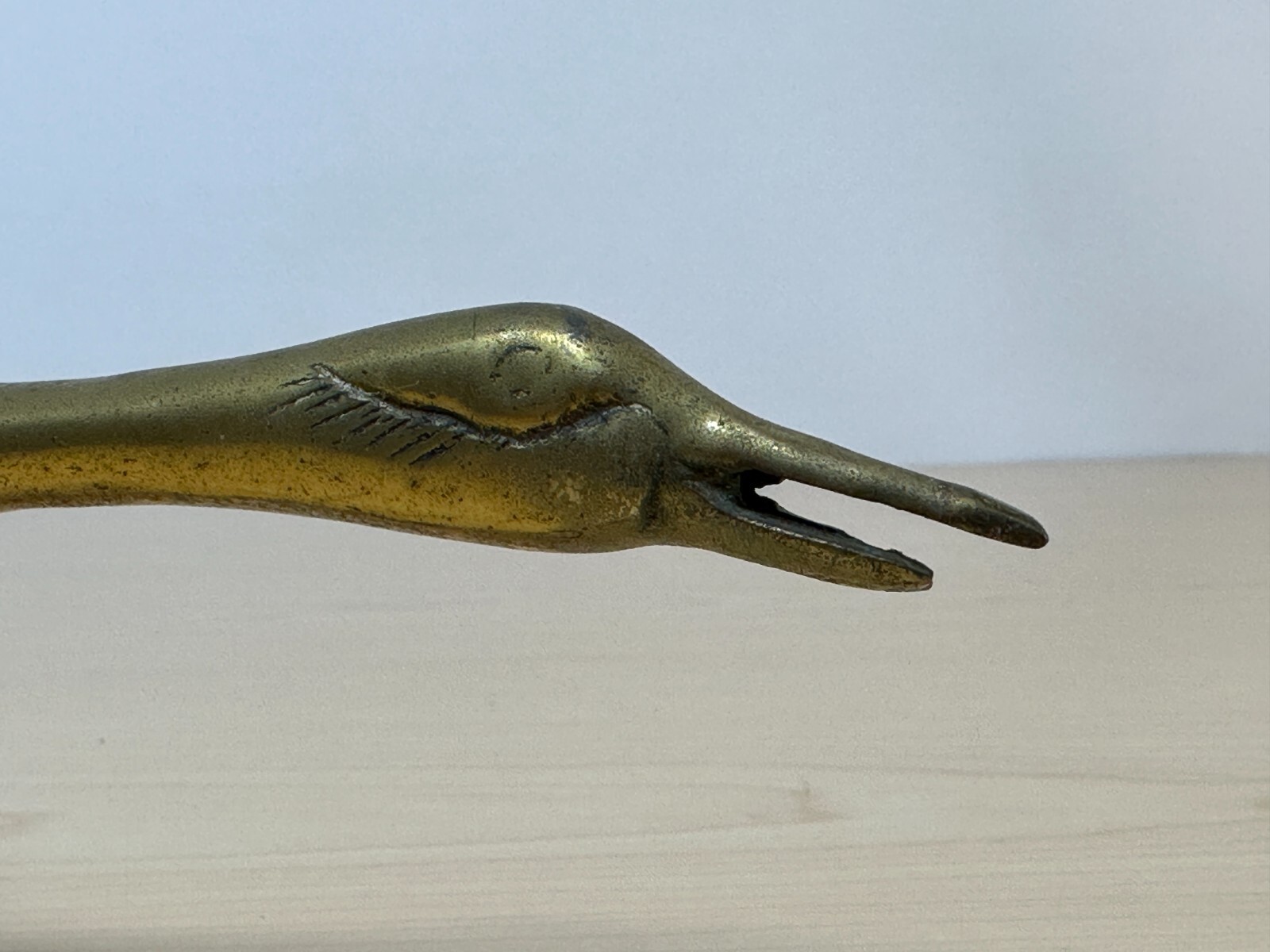 Brass Goose Duck Trinket Dish, Removable Wings, Boyd Jewelers RARE