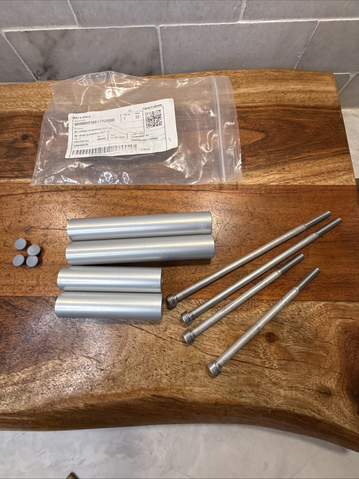 Bizerba Meat Slicer Raise Installation Kit For GSP-H Material/Part #38017260000