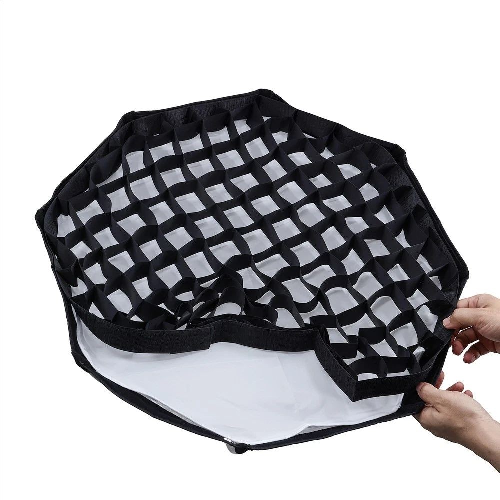 US TRIOPO K3-65 65cm Studio Flash LED Light Quick-Setup Octagon Softbox + Grid