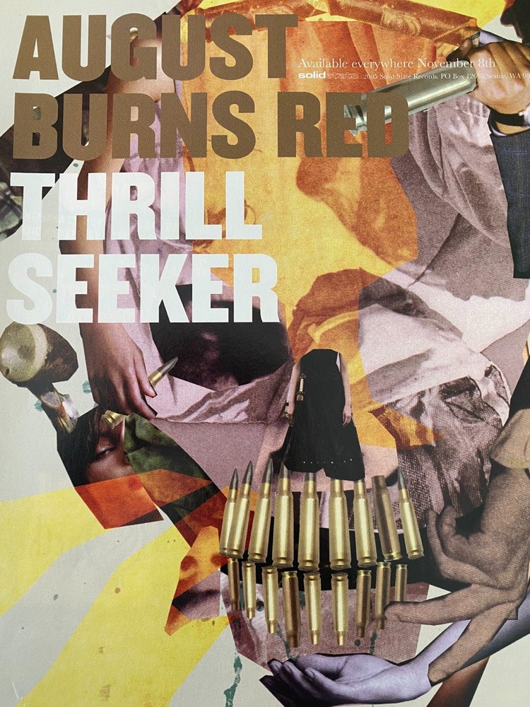 August Burns Red, Thrill Seeker, Full Page Vintage Promotional Ad