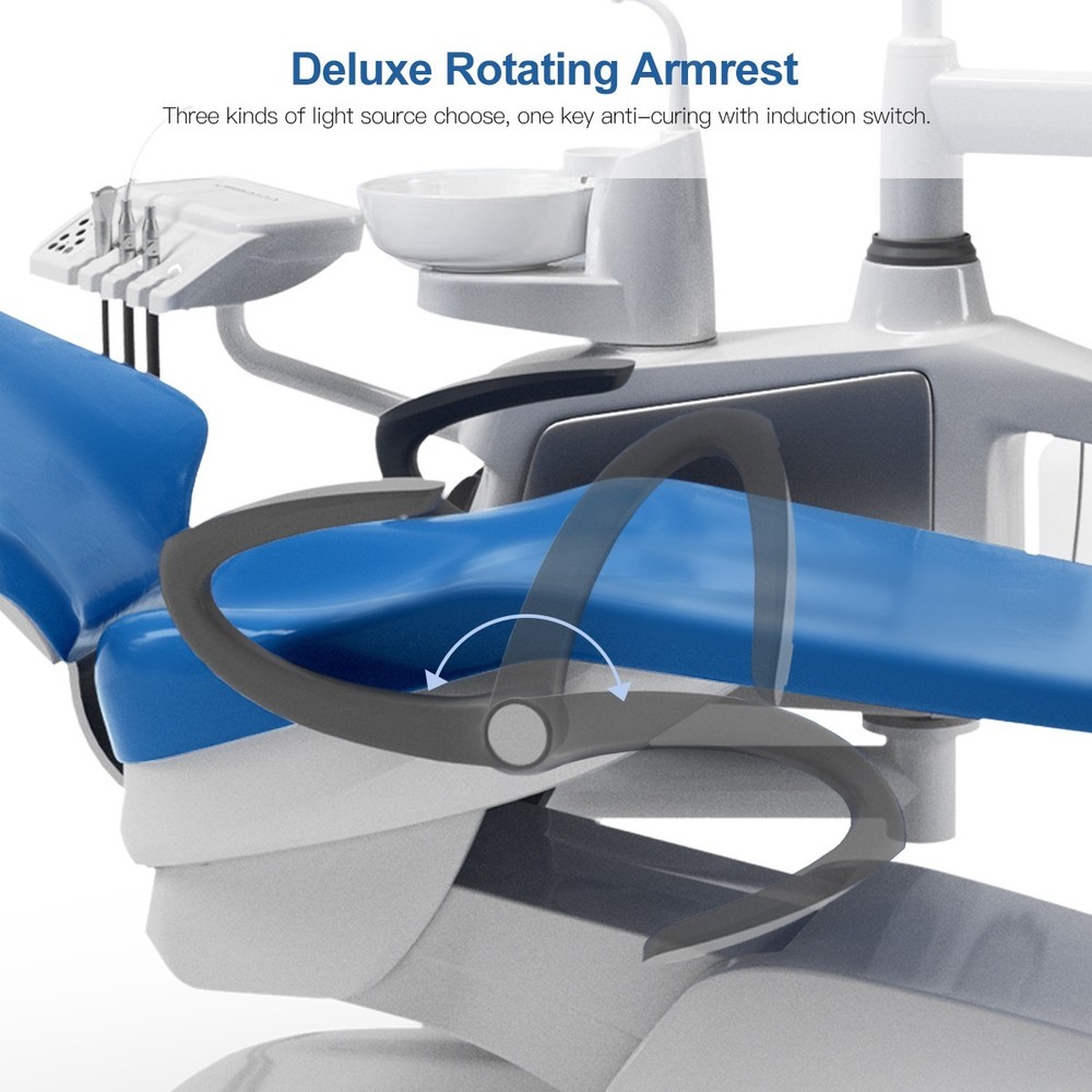 Dental Unit Chair Computer Controlled DC Motor/Portable Mobile Delivery Unit