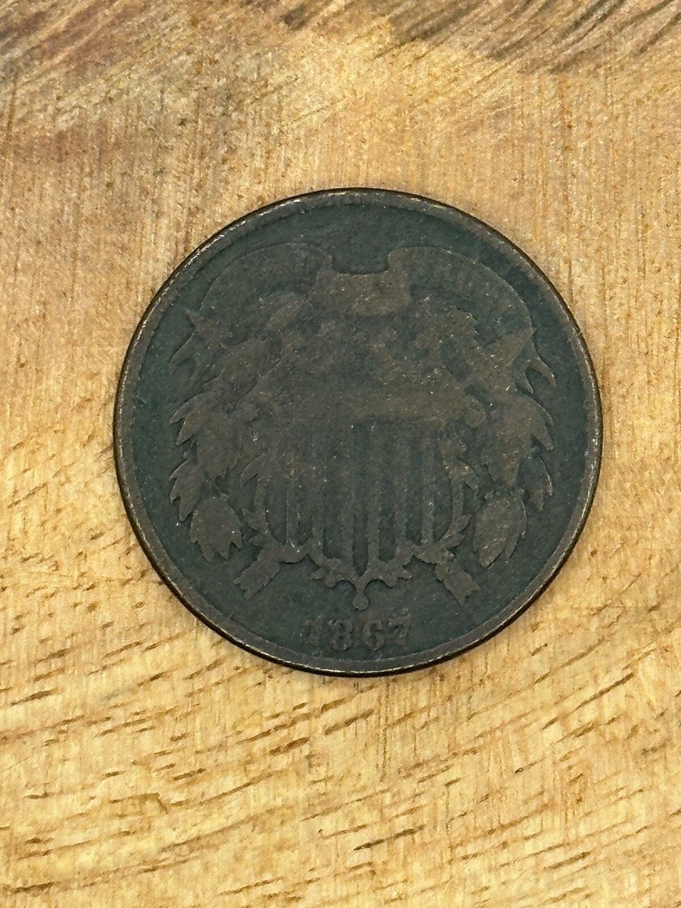 1867 Two Cent Piece #6062