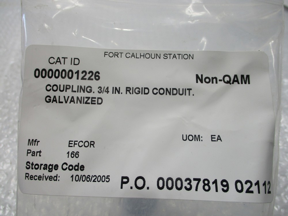 INDUSTRIAL SPARE 166 3/4 COUPLING NSNP