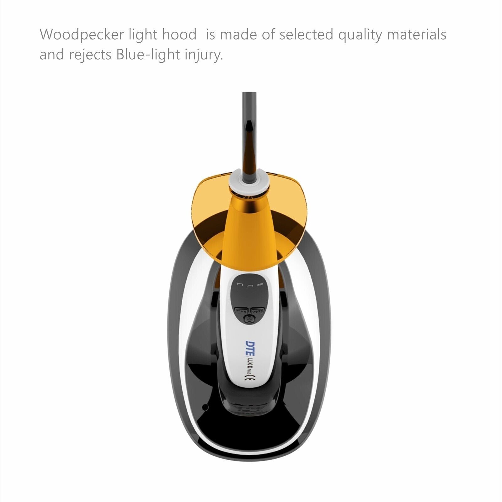 Woodpecker DTE LUX E Plus Dental Wireless LED Curing Light Lamp Wide Spectrum
