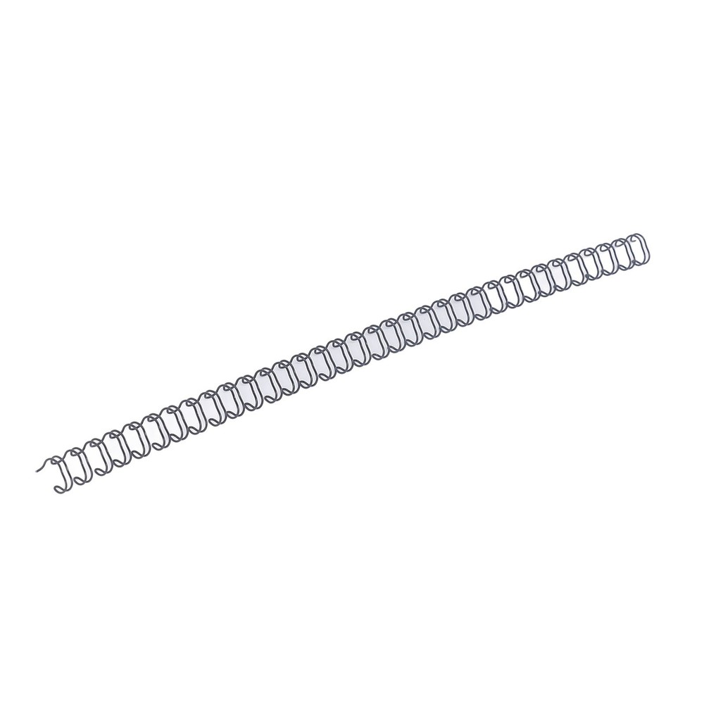Black 100x Double Loop Wire Binding Spine 6.4mm Diameter 34 Teeth 3:1 Scale Comb