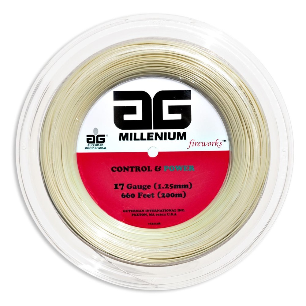 AG Millenium Fireworks Tennis String Reel-17-Natural