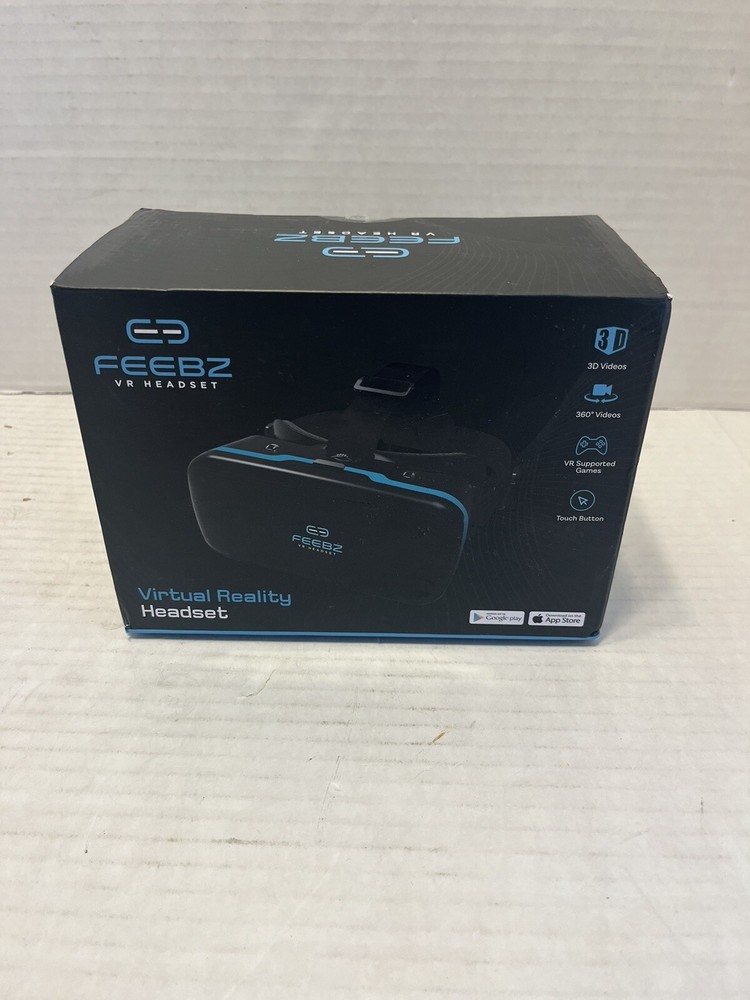 VR Headset Compatible with iPhone & Android 4.7” To 6.5” Built-in Action Button