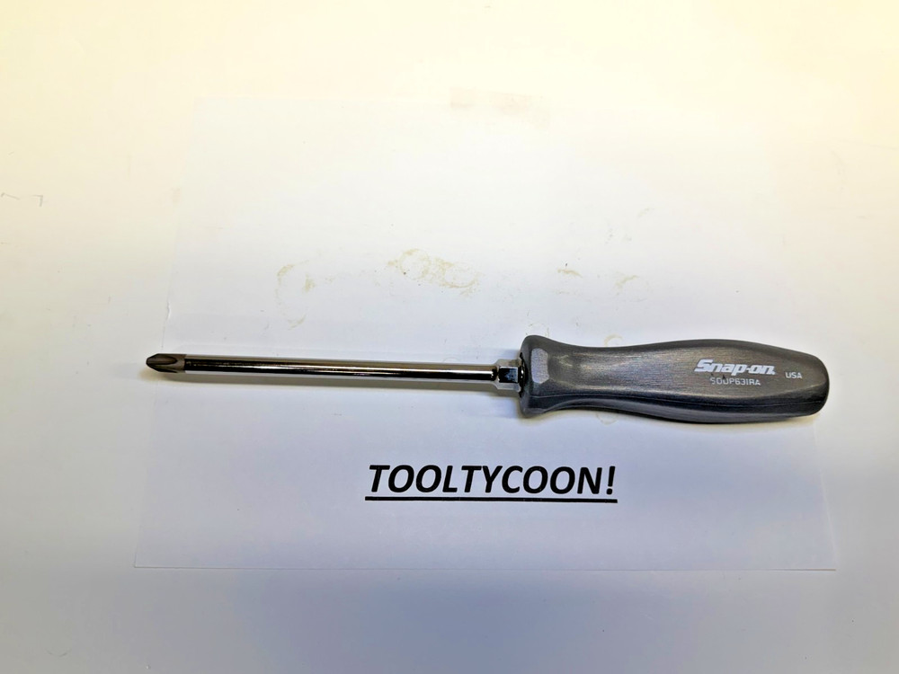 Snap-on Tools USA NEW DARK TITANIUM 2pc Hard Handle Screwdriver Set