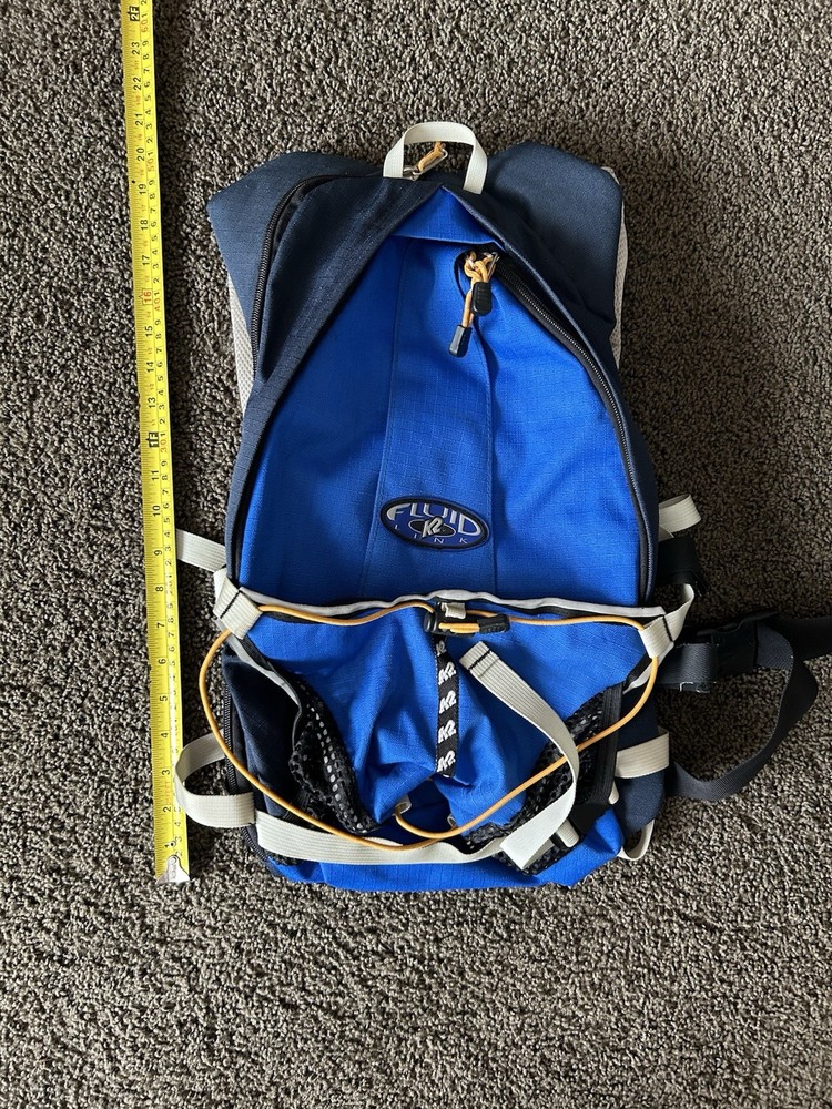 Vintage K2 Fluid Link Backpack Hydration Pack Hiking Camping Backpacking