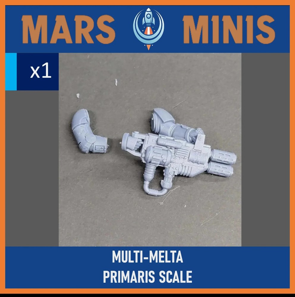 MULTI MELTA - Bits - (1x) - sized for SM Primary Marines - 28mm