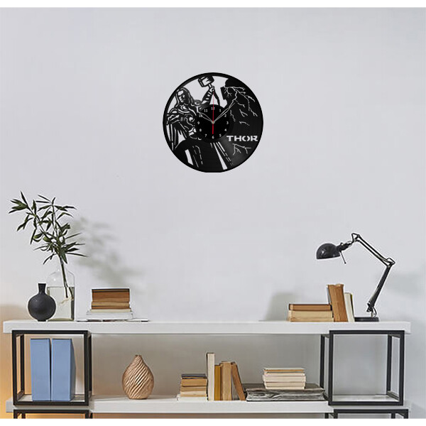 Vinyl Clock Thor Wall Clock Unique Art Vinyl Record Wall Clock 541