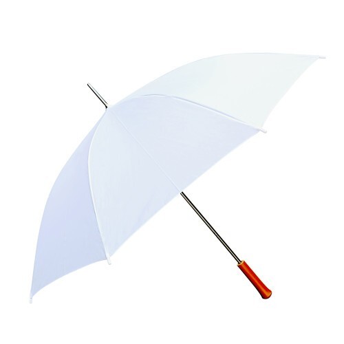 60" White Wedding Umbrella Standard New