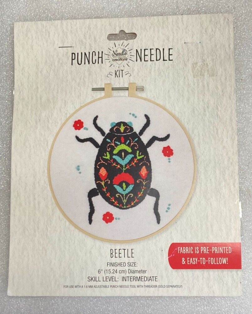 Needle Creations Punch Needle Kit Skill Level Intermediate New