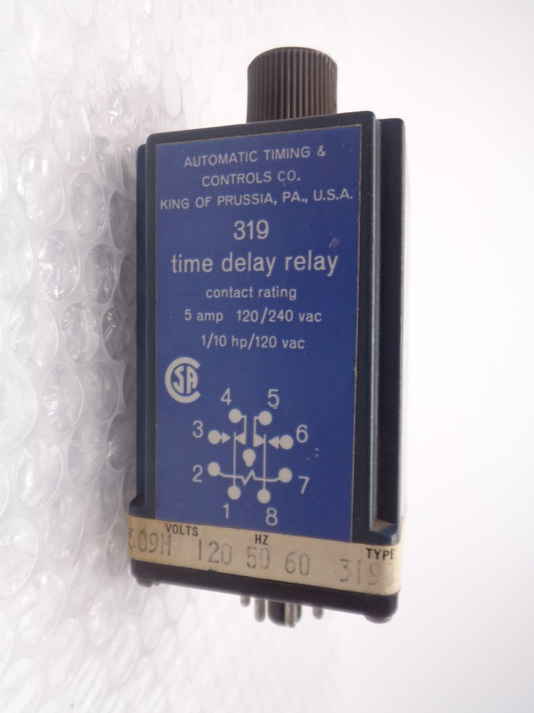 AUTOMATIC TIMING & CONTROLS 319 U0309H RELAY NSNP