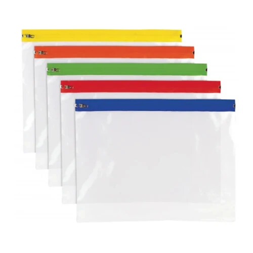 Tiger: A4+ Zippa Bag - Pack of 5