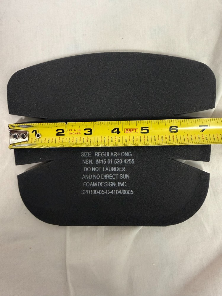 2 Sets Military Issue Knee / Elbow pad inserts for Uniforms Lightweight USGI