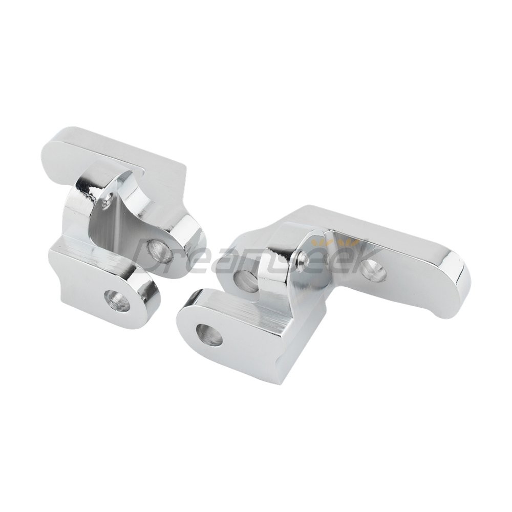 Front Driver Floorboard Relocation Brackets for Harley Electra Glide FLHT 97-16