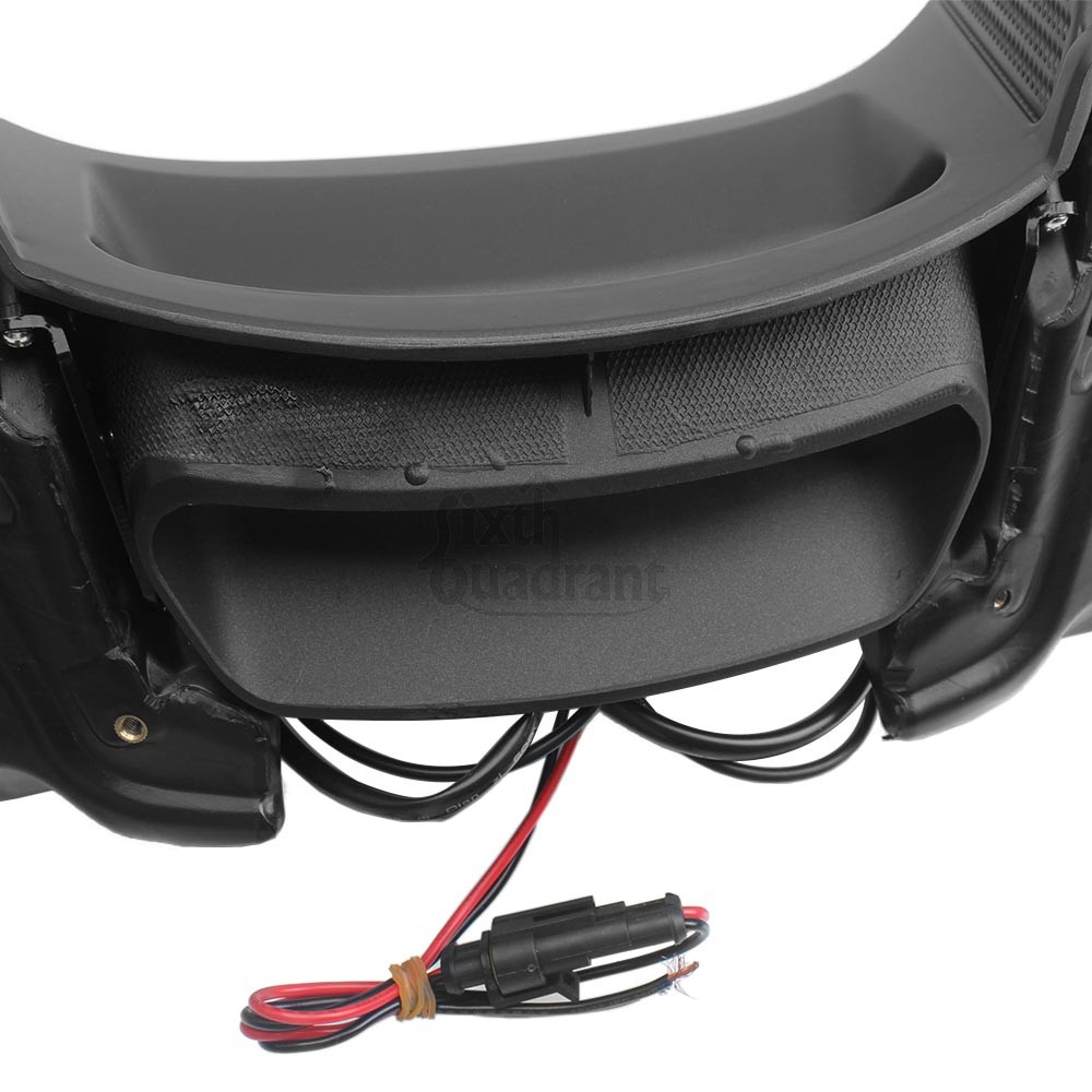 Black Inner Fairing Audio Kit For Harley Softail Lowrider ST FXLRST 2022-2024 25