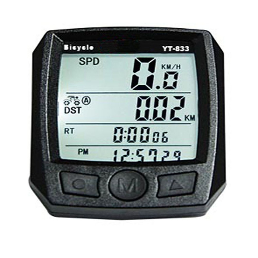Multifunctional Touch Screen Wired Waterproof Code Table Odometer Speedometer