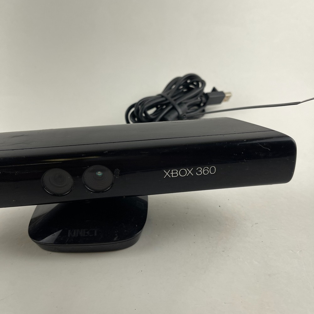 Microsoft 1414 XBOX 360 Kinect Motion Sensor Bar Camera Black Portable Wired USB