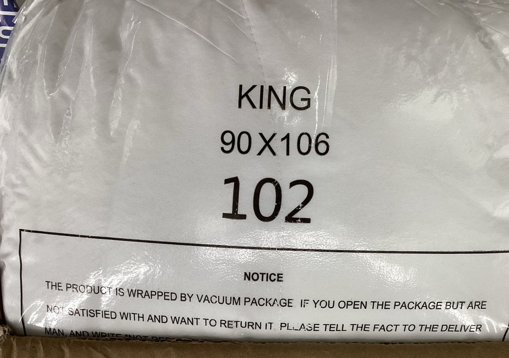 Texartist Comforter Size King Color White