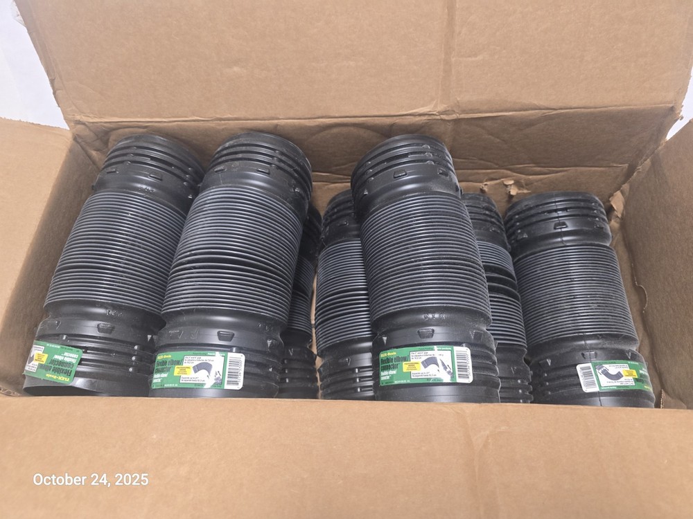 FLEX-DRAIN 4" ELBOW FLEXIBLE CONNECTOR 57010 LOT 8