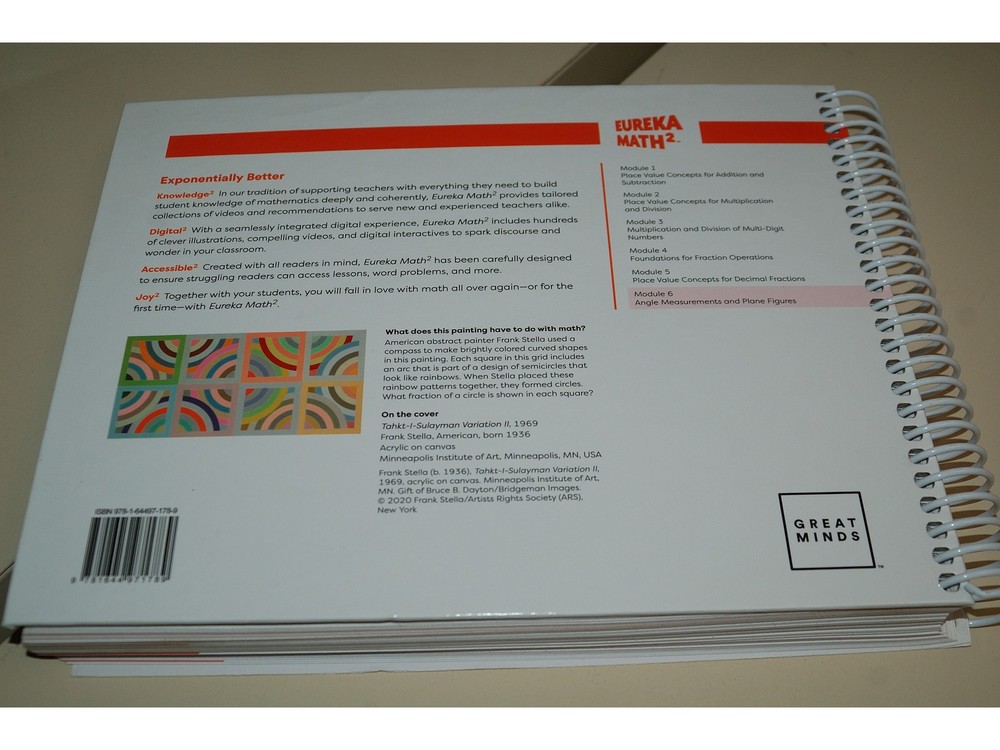 Eureka Math² Squared Grade 4 Module 6 Teacher Book - Weight: 40 oz.