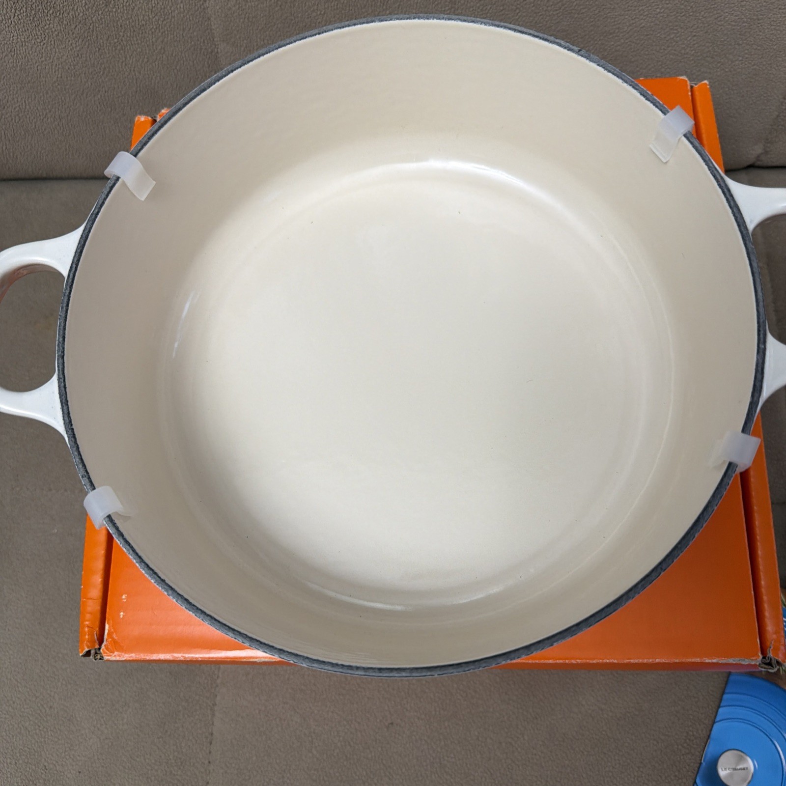 Le Creuset Risotto Pot 24cm 9.5" 3.5qt Meringue