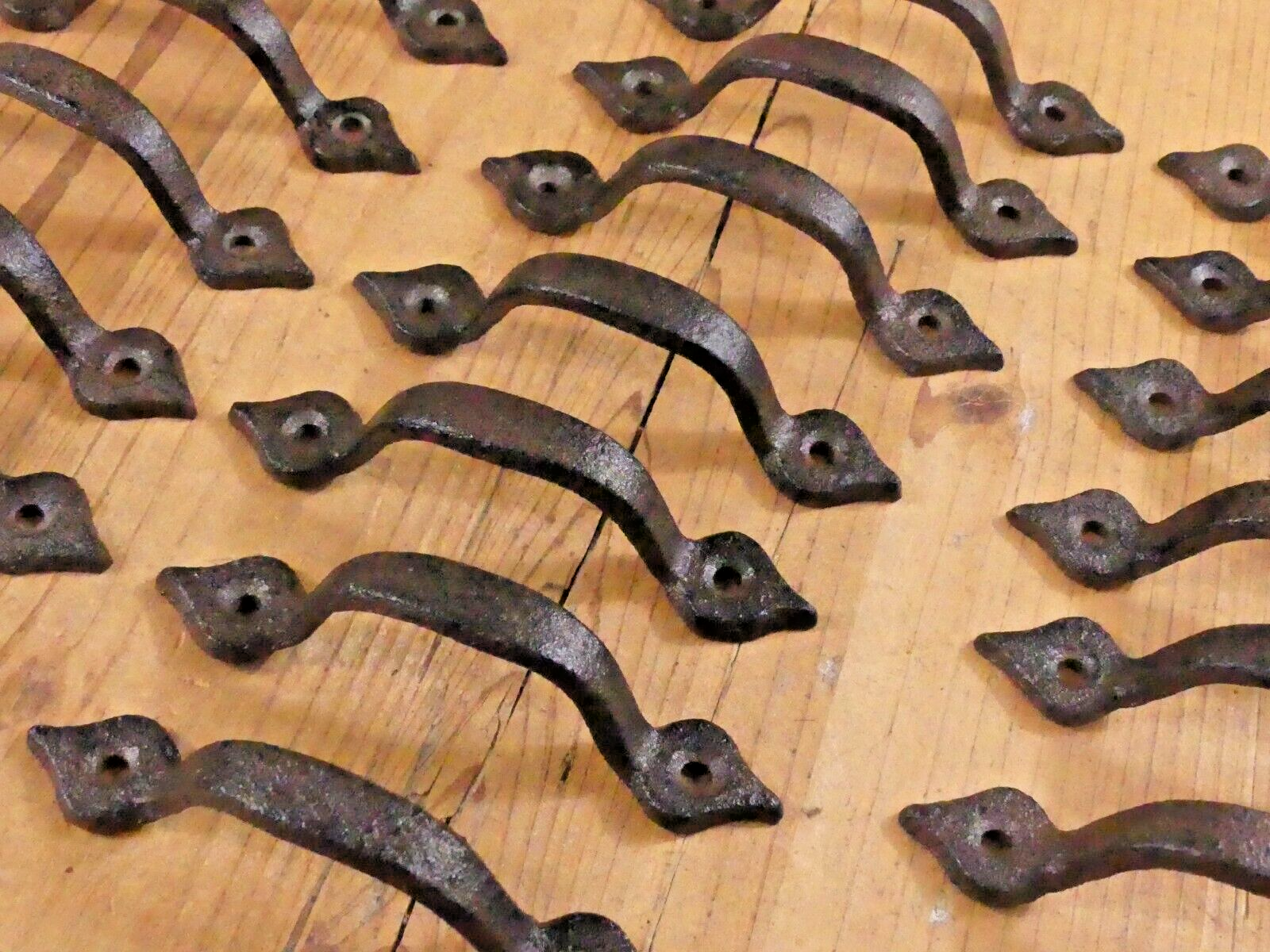 24 Rustic Cabinet Handle Cast Iron Drawer Pull Door Antique Style 4 5/8" Farm