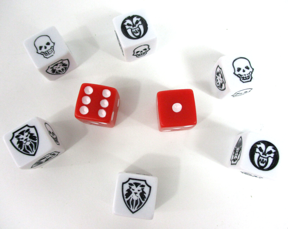 HEROQUEST: Complete DICE Set Avalon Hill NEW!!