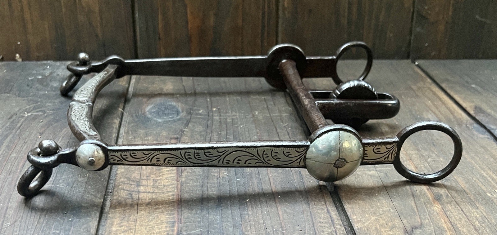 Las Cruces bit by Jose Tapia (1831-1902) of Los Angeles, California