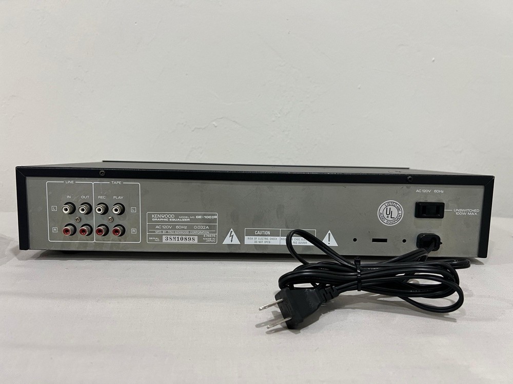 Kenwood Graphic Equalizer Model GE-100IIB