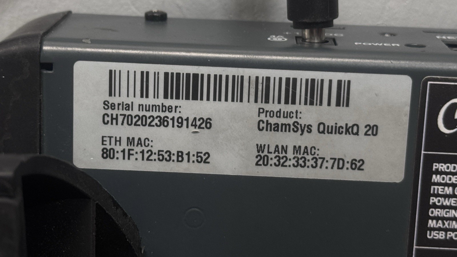 ChamSys QuickQ 20 DMX Lighting Console Flight Case WiFi HDMI Out RDM sACN MIDI