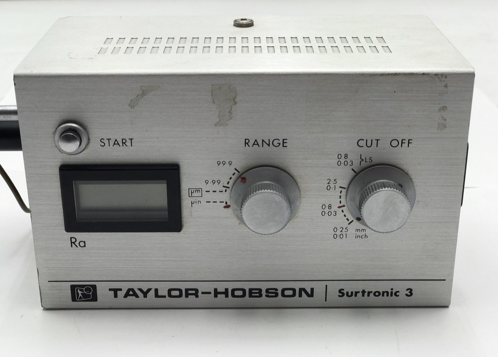 Taylor Hobson Surtronic 3 Surface Profilometer Roughness Tester