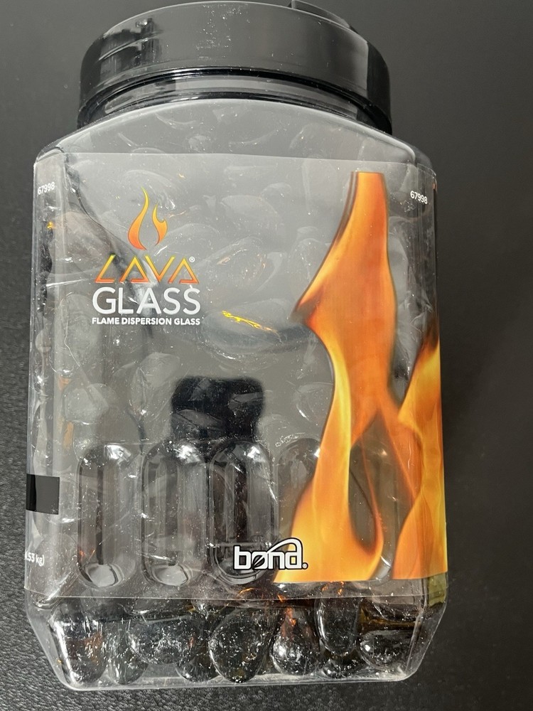 1 Bond Classic LavaGlass Flame Dispersion glass Reflective Fire Pit table 10#