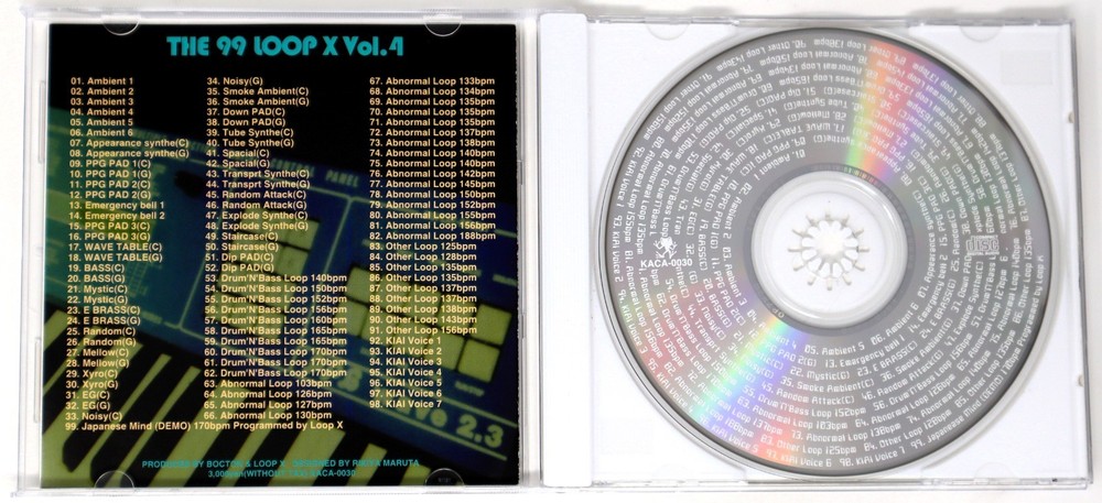 Kaeru Cafe The 99 Loop X Vol.4 PPG & Loops Sample/Sound Library/Sampling CD