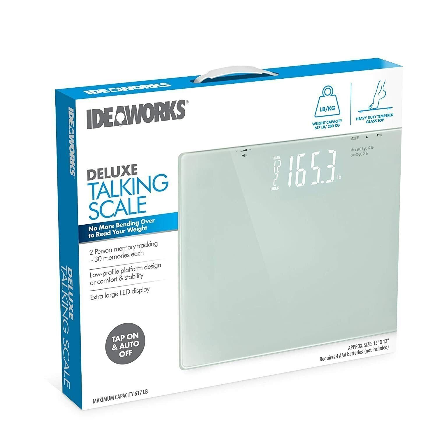 Talking Scale Extra Large Digital Weight Display Bathroom North American NEW
