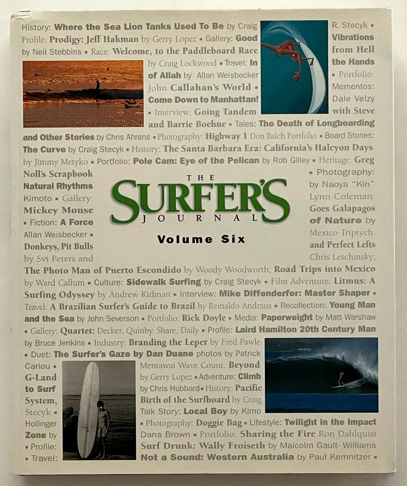 The Surfer's Journal- Hardbound Edition- Volume 6- issues 1-4