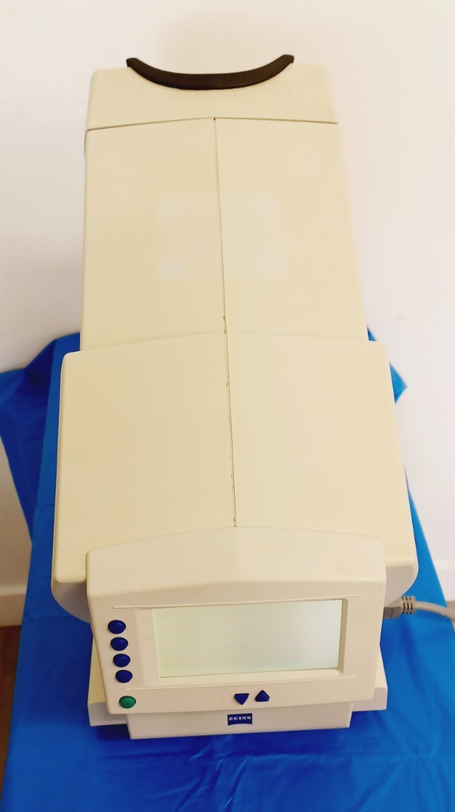 Carl Zeiss Humphrey FDT 710 Visual Field Analizer used no respond bottom clicker