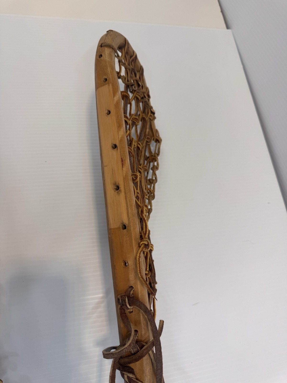 Pair of VINTAGE Wooden Handcrafted MOHAWK Cornwall Lacrosse Sticks 45" x 7"