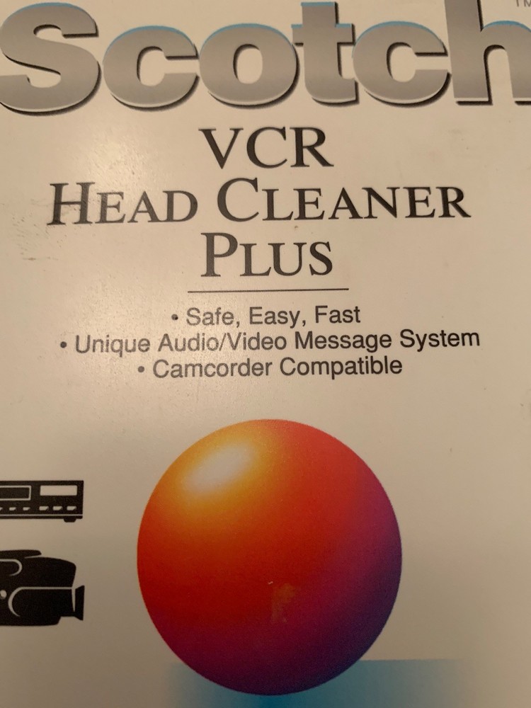 Scotch VCR Head Cleaner Plus