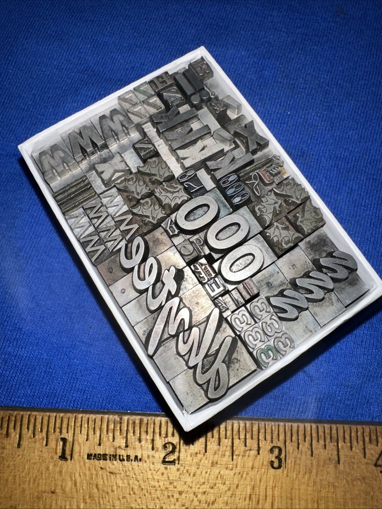 Printing Blocks “ Lead Ornamental Borders Dingbats” Variety #E